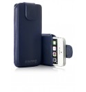 iMummy The Bolt - Automatic Case Echtleder iPhone 5/5s dunkelblau
