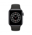 Apple Watch S6 Aluminium 44mm Cellular SpaceGrau (Sportarmband schwarz)